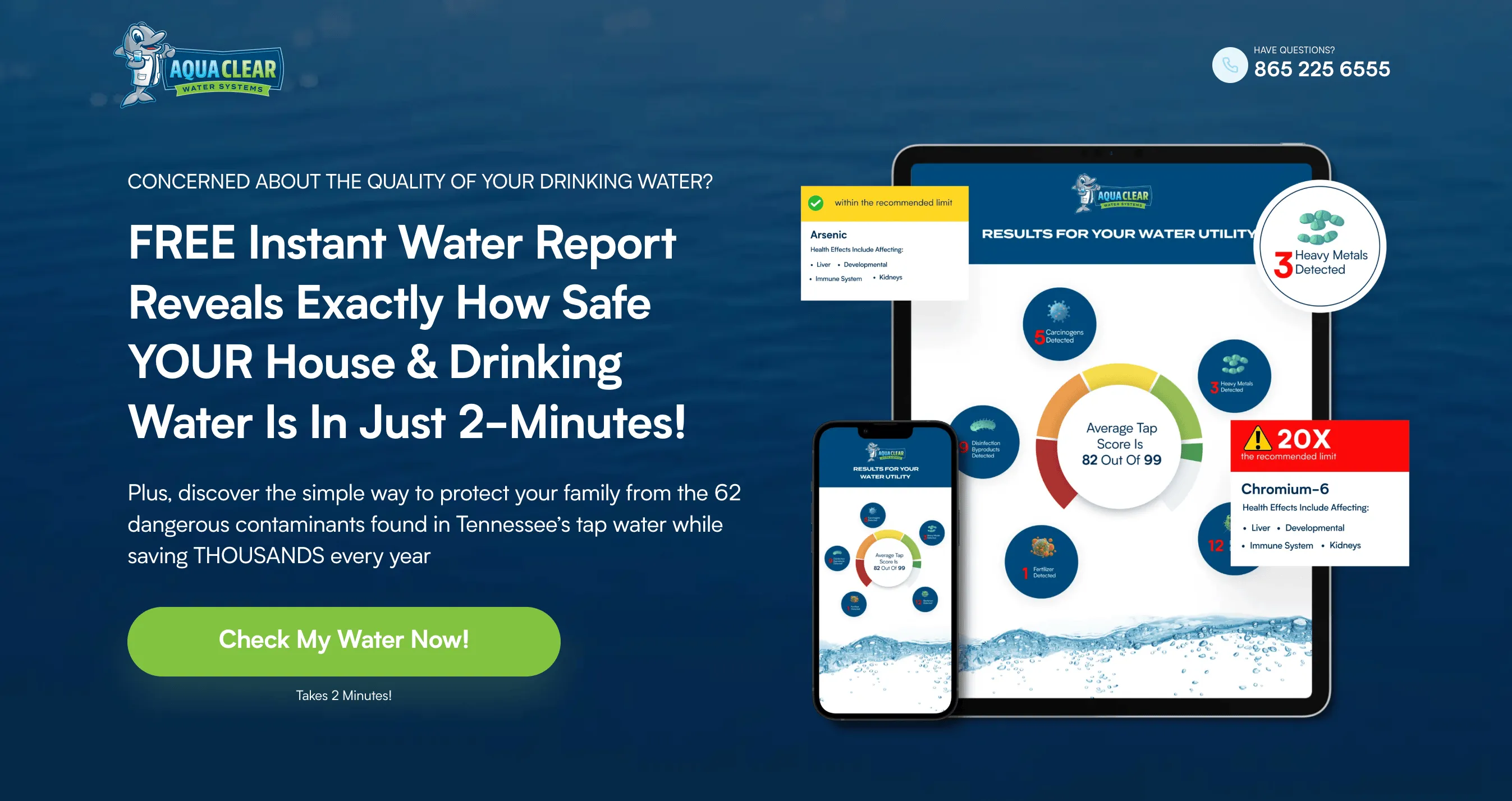 AquaClear Water Quality Report Plugin