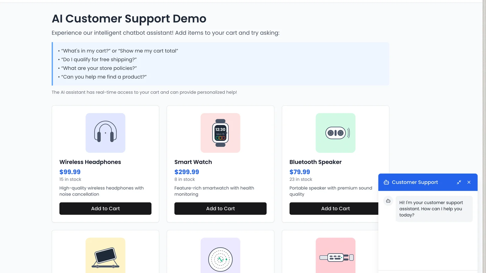 AI-Powered Chat Support